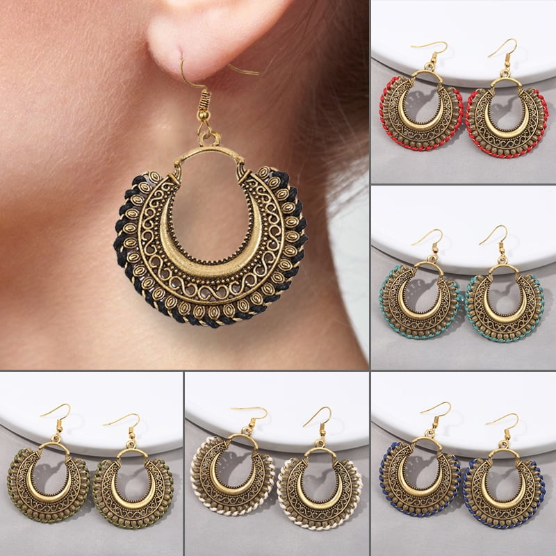 Vintage metal spiral earrings – Black Dog Jewelers